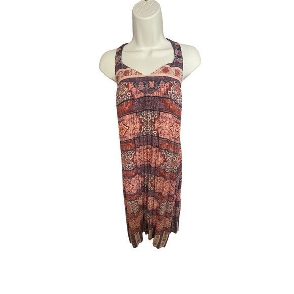 Lucky Brand Boho Tank Dress Paisley Women’s Size 1X - Picture 3 of 7